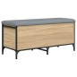 vidaXL Panca Portaoggetti Rovere Sonoma 102x42x45 cm Legno Multistrato vidaXL Panca Portaoggetti Rovere Sonoma 102x42x45 cm Legno Multistrato