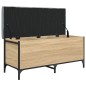 vidaXL Panca Portaoggetti Rovere Sonoma 102x42x45 cm Legno Multistrato vidaXL Panca Portaoggetti Rovere Sonoma 102x42x45 cm Legno Multistrato