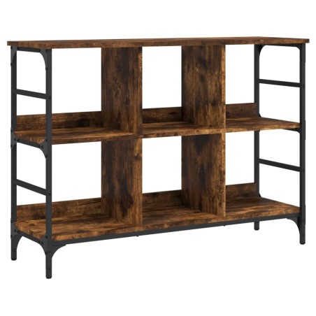vidaXL Credenza Rovere Fumo 102x32x73,5 cm in Legno Multistrato