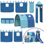 vidaXL Letto a Soppalco con Torre Bambini Blu 90x190cm Massello Pino vidaXL Letto a Soppalco con Torre Bambini Blu 90x190cm Massello Pino