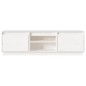 vidaXL Mobile Porta TV Bianco 140x35x40 cm in Legno Massello di Pino vidaXL Mobile Porta TV Bianco 140x35x40 cm in Legno Massello di Pino