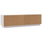 vidaXL Mobile Porta TV Bianco 140x35x40 cm in Legno Massello di Pino vidaXL Mobile Porta TV Bianco 140x35x40 cm in Legno Massello di Pino