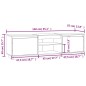 vidaXL Mobile Porta TV Bianco 140x35x40 cm in Legno Massello di Pino vidaXL Mobile Porta TV Bianco 140x35x40 cm in Legno Massello di Pino