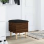 vidaXL Panca Portaoggetti Rovere Marrone 42x42x46 cm Legno Multistrato vidaXL Panca Portaoggetti Rovere Marrone 42x42x46 cm Legno Multistrato