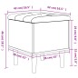 vidaXL Panca Portaoggetti Rovere Marrone 42x42x46 cm Legno Multistrato vidaXL Panca Portaoggetti Rovere Marrone 42x42x46 cm Legno Multistrato