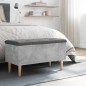 vidaXL Panca Portaoggetti Grigio Cemento 82x42x46 cm Legno Multistrato vidaXL Panca Portaoggetti Grigio Cemento 82x42x46 cm Legno Multistrato