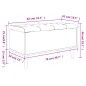 vidaXL Panca Portaoggetti Grigio Cemento 82x42x46 cm Legno Multistrato vidaXL Panca Portaoggetti Grigio Cemento 82x42x46 cm Legno Multistrato