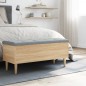 vidaXL Panca Portaoggetti Rovere Sonoma 102x42x46 cm Legno Multistrato vidaXL Panca Portaoggetti Rovere Sonoma 102x42x46 cm Legno Multistrato