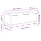 vidaXL Panca Portaoggetti Rovere Sonoma 102x42x46 cm Legno Multistrato vidaXL Panca Portaoggetti Rovere Sonoma 102x42x46 cm Legno Multistrato