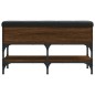 vidaXL Panca per Scarpe Rovere Marrone 82x32x45 cm Legno Multistrato