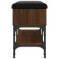 vidaXL Panca per Scarpe Rovere Marrone 82x32x45 cm Legno Multistrato