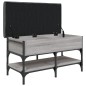 vidaXL Panca Porta Scarpe Grigio Sonoma 82x42x45 cm Legno Multistrato
