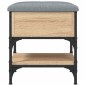 vidaXL Panca Porta Scarpe Rovere Sonoma 42x42x45 cm Legno Multistrato