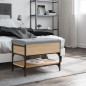 vidaXL Panca Porta Scarpe Rovere Sonoma 62x42x45 cm Legno Multistrato