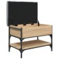 vidaXL Panca Porta Scarpe Rovere Sonoma 62x42x45 cm Legno Multistrato