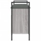 vidaXL Panca Porta Scarpe Grigio Sonoma 65,5x32x57,5 cm