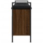 vidaXL Panca Porta Scarpe Rovere Marrone 85,5x32x57,5 cm