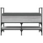 vidaXL Panca Porta Scarpe Grigio Sonoma 85,5x42x57,5 cm