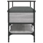 vidaXL Panca Porta Scarpe Grigio Sonoma 85,5x42x57,5 cm