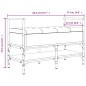 vidaXL Panca Porta Scarpe Rovere Sonoma 85,5x42x57,5 cm