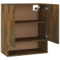 Armadietto a Muro Rovere Fumo 60x31x70 cm in Legno Multistrato Armadietto a Muro Rovere Fumo 60x31x70 cm in Legno Multistrato