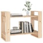 Libreria/Divisorio 80x35x56,5 cm in Legno Massello di Pino Libreria/Divisorio 80x35x56,5 cm in Legno Massello di Pino