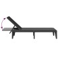 vidaXL Lettino Antracite 186x60x29 cm in PP vidaXL Lettino Antracite 186x60x29 cm in PP