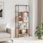 vidaXL Libreria 5Ripiani Rovere Sonoma 76x33x188,5cm Legno Multistrato vidaXL Libreria 5Ripiani Rovere Sonoma 76x33x188,5cm Legno Multistrato