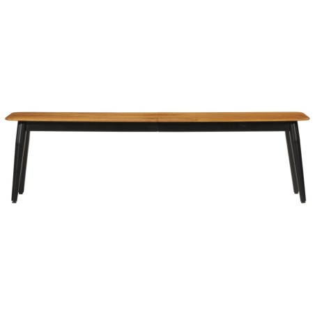vidaXL Panca 160x40x45 cm in Legno Massello di Mango e Ferro