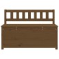 Panca marrone miele 110x41x76,5cm in Legno Massello di Pino