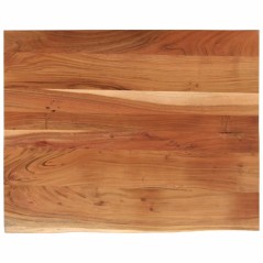 vidaXL Piano Scrivania 110x80x2,5 Rettangolare Legno Acacia Bordi Vivi