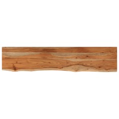 vidaXL Mensola Muro 100x20x3,8cm Rettangolare Legno Acacia Bordi Vivi