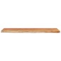 vidaXL Mensola a Muro 80x20x3,8cm Rettangolare Legno Acacia Bordi Vivi