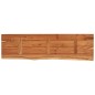 vidaXL Mensola Muro 100x30x3,8cm Rettangolare Legno Acacia Bordi Vivi