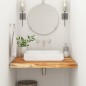 vidaXL Piano Bagno 60x60x3,8 cm Quadrato Legno Massello di Acacia vidaXL Piano Bagno 60x60x3,8 cm Quadrato Legno Massello di Acacia