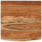 vidaXL Piano Bagno 60x60x3,8 cm Quadrato Legno Massello di Acacia vidaXL Piano Bagno 60x60x3,8 cm Quadrato Legno Massello di Acacia