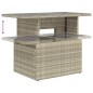 vidaXL Set Divani da Giardino 11 pz con Cuscini in Polyrattan Grigio vidaXL Set Divani da Giardino 11 pz con Cuscini in Polyrattan Grigio