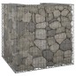 Gabbione per Bidoni in Acciaio Zincato 110x100x110 cm Gabbione per Bidoni in Acciaio Zincato 110x100x110 cm