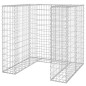 Gabbione per Bidoni in Acciaio Zincato 110x100x110 cm Gabbione per Bidoni in Acciaio Zincato 110x100x110 cm