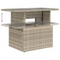 vidaXL Set Divano da Giardino 6pz con Cuscini Grigio Chiaro Polyrattan vidaXL Set Divano da Giardino 6pz con Cuscini Grigio Chiaro Polyrattan