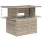 vidaXL Set Divani da Giardino 11 pz con Cuscini in Polyrattan Grigio vidaXL Set Divani da Giardino 11 pz con Cuscini in Polyrattan Grigio