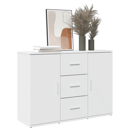 vidaXL Credenza Bianca 90,5x29,5x65 cm in Truciolato