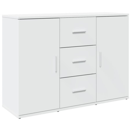 vidaXL Credenza Bianca 90,5x29,5x65 cm in Truciolato
