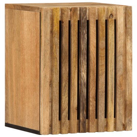 vidaXL Mobile a Parete da Bagno 38x34x48cm Legno Massello Mango Grezzo