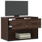vidaXL Mobile TV Rovere Marrone 60x31x39,5cm in Truciolato e Metallo vidaXL Mobile TV Rovere Marrone 60x31x39,5cm in Truciolato e Metallo