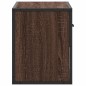 vidaXL Mobile TV Rovere Marrone 60x31x39,5cm in Truciolato e Metallo vidaXL Mobile TV Rovere Marrone 60x31x39,5cm in Truciolato e Metallo