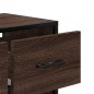 vidaXL Mobile TV Rovere Marrone 60x31x39,5cm in Truciolato e Metallo vidaXL Mobile TV Rovere Marrone 60x31x39,5cm in Truciolato e Metallo