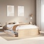 vidaXL Giroletto senza Materasso con Testata 140x190 cm Massello Pino vidaXL Giroletto senza Materasso con Testata 140x190 cm Massello Pino