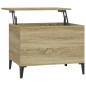 vidaXL Tavolino Salotto Rovere Sonoma 60x44,5x45 cm Legno Multistrato vidaXL Tavolino Salotto Rovere Sonoma 60x44,5x45 cm Legno Multistrato