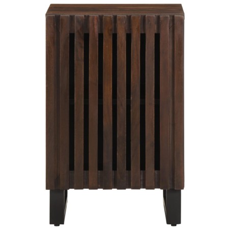 vidaXL Mobiletto da Bagno Marrone 38x34x58 cm Legno di Mango